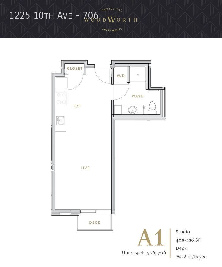 Live at The Woodworth - Classic & Cool Living in Capitol Hill property image