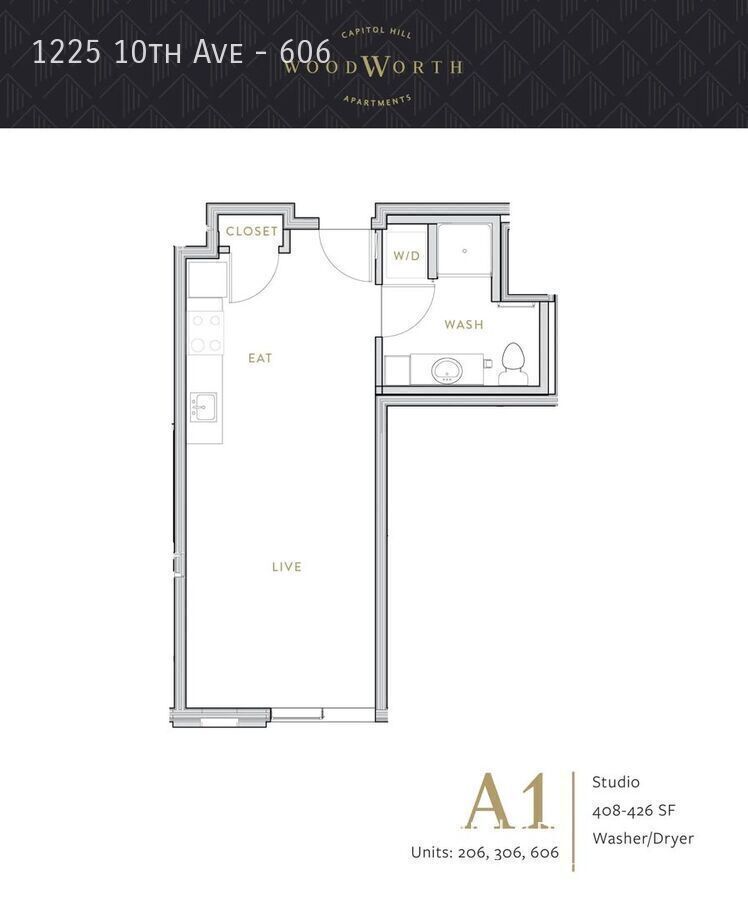 Live at The Woodworth - Classic & Cool Living in Capitol Hill property image