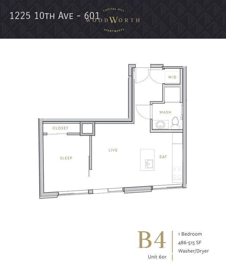 Live at The Woodworth - Classic & Cool Living in Capitol Hill property image