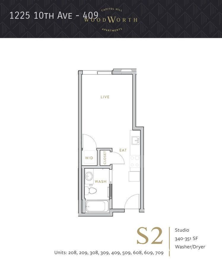 Live at The Woodworth - Classic & Cool Living in Capitol Hill property image