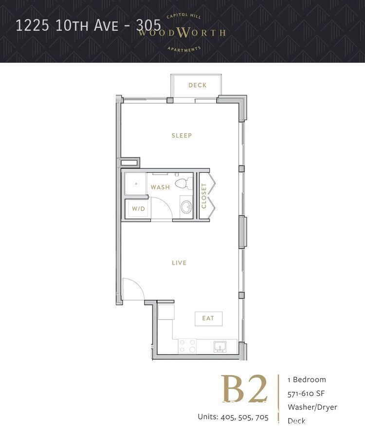 One Month Free! Live at The Woodworth - Classic & Cool Living in Capitol Hill property image