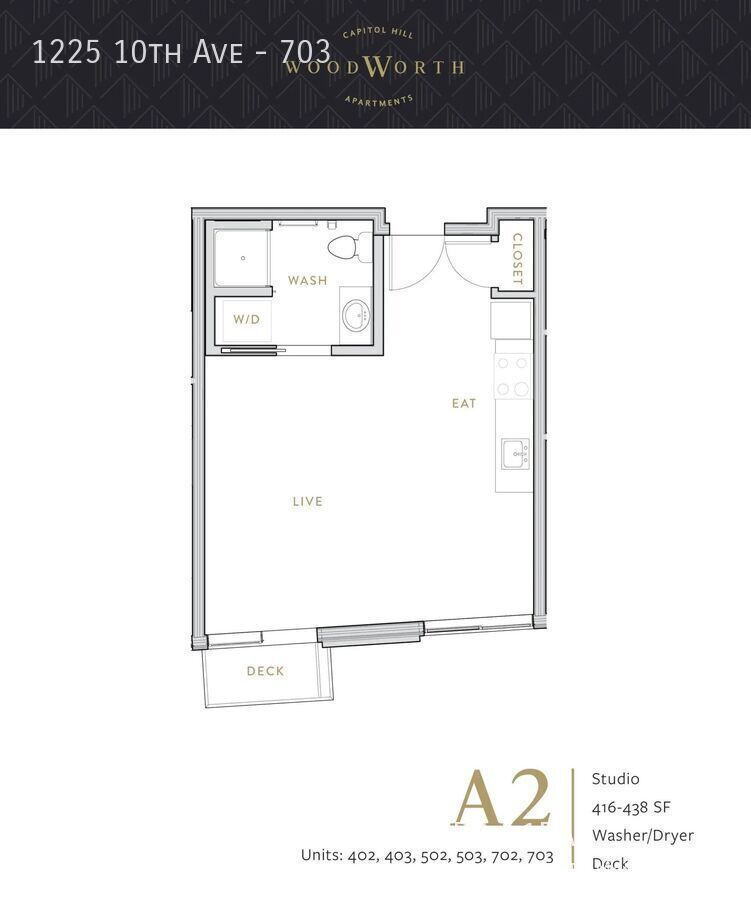 Live at The Woodworth - Classic & Cool Living in Capitol Hill property image