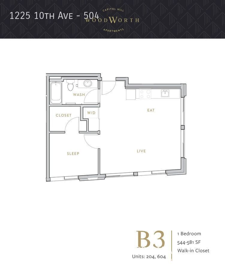 Live at The Woodworth - Classic & Cool Living in Capitol Hill property image